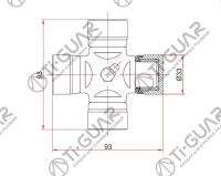 Крестовина TG-CJCS026/GUIS-66 * Ti•GUAR