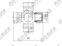 Крестовина TG-CJCS008/GUT-20 * Ti•GUAR